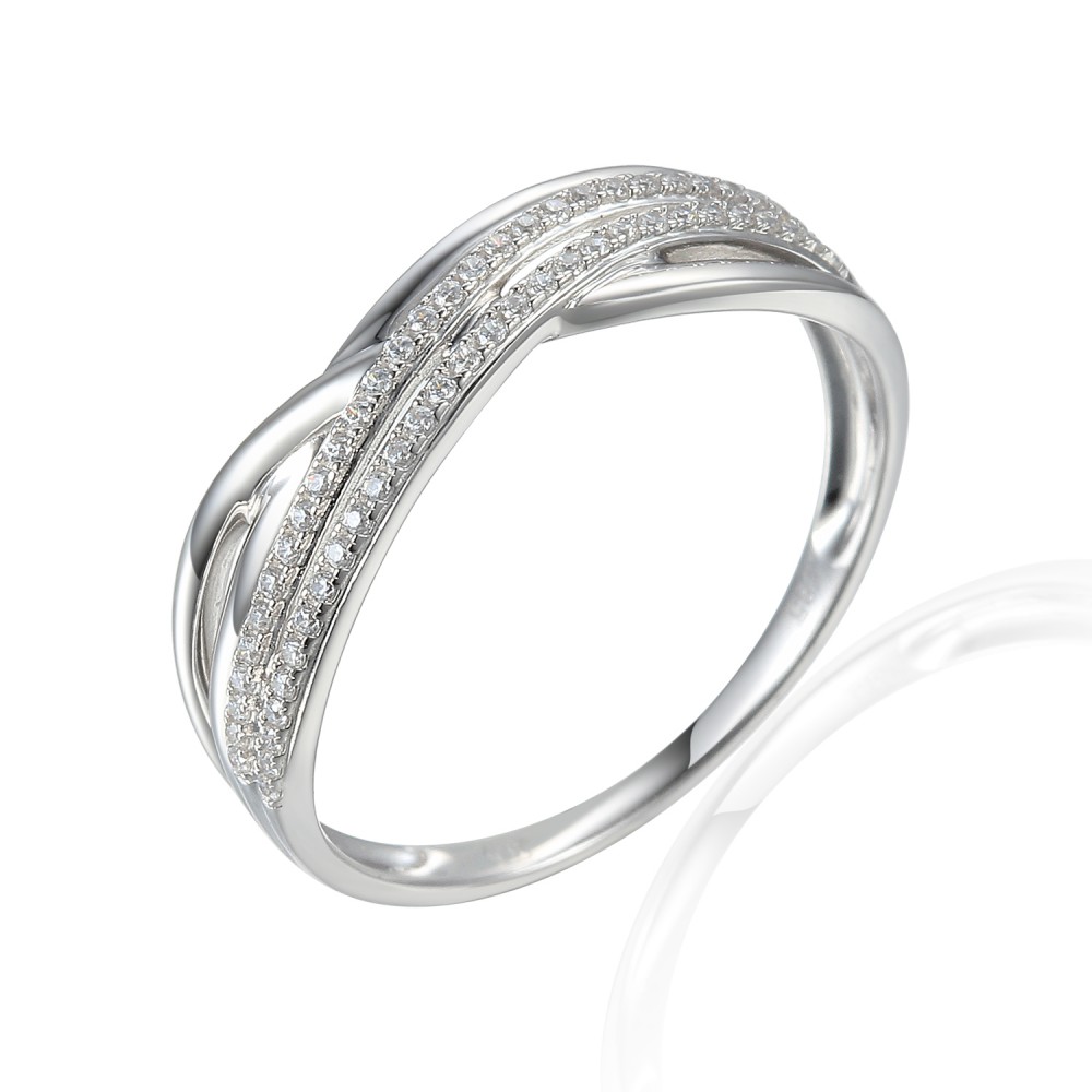 14 Carat gold ring with zircon 2.29g - 53476R006