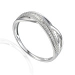 14 Carat gold ring with zircon 2.29g - 53476R006