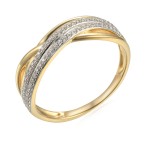 14 Carat gold ring with zircon 2.29g - 53476R006