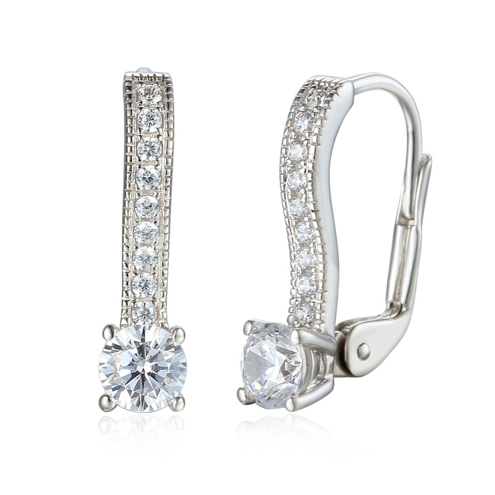 585/1000 Gold earring with  synthetic zircon, 2.31 g - 31738E002
