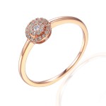 Zlatý prsten s diamantem 585/1000, 0,119 ct - 36946R009