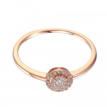 Zlatý prsten s diamantem 585/1000, 0,119 ct - 36946R009