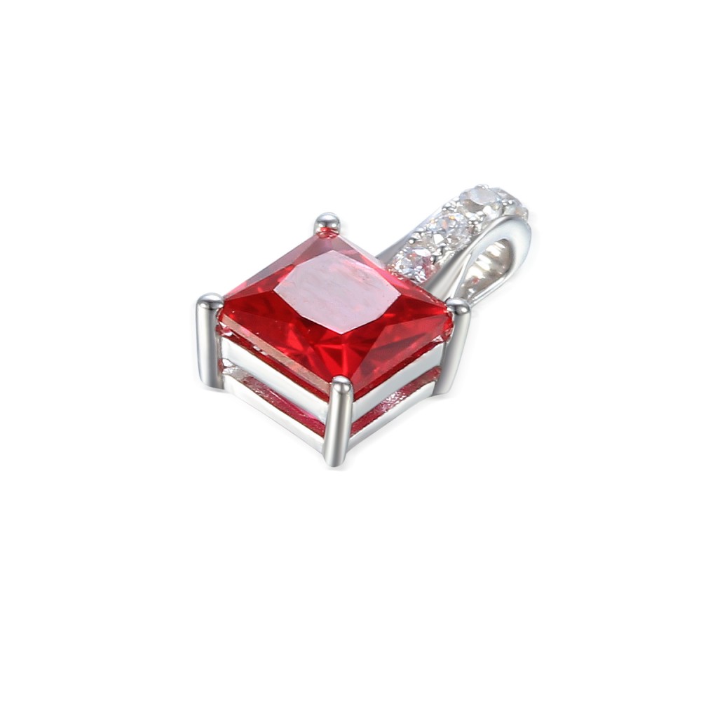 Zlaté přívěšek se syntetickým rubínem 585/1000, 0,81 g - 41529P010 Zlaté přívěšek se syntetickým rubínem 585/1000, 0,81 g - 41529P010