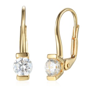 585/1000 Gold earring with  synthetic zircon, 2.05g -  41709E002