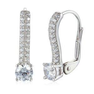 585/1000 Gold earring with  synthetic zircon, 2.19 g - 60654E002