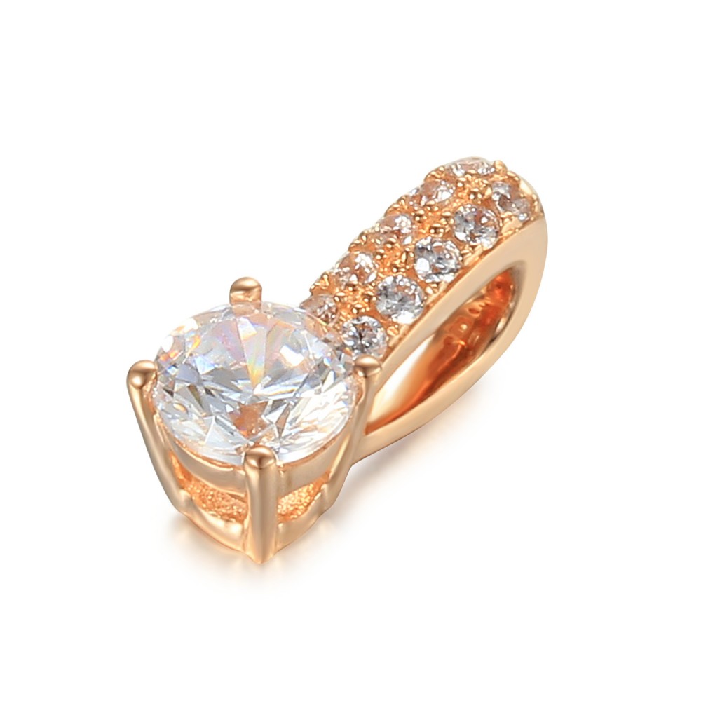 Zlatý přívěšek se syntetickým zirkonem 585/1000,  0,96 g - 54396P003