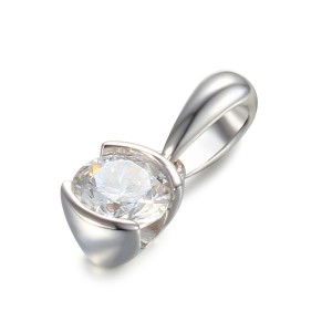 Zlatý přívěšek se syntetickým zirkonem 585/1000,  0,71g - 58700P001