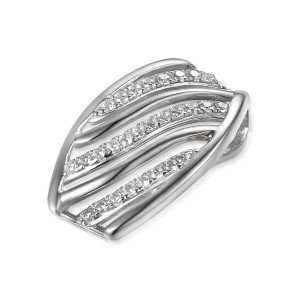 Zlatý přívěšek se syntetickým zirkonem 585/1000,  1,37 g - 59787P001