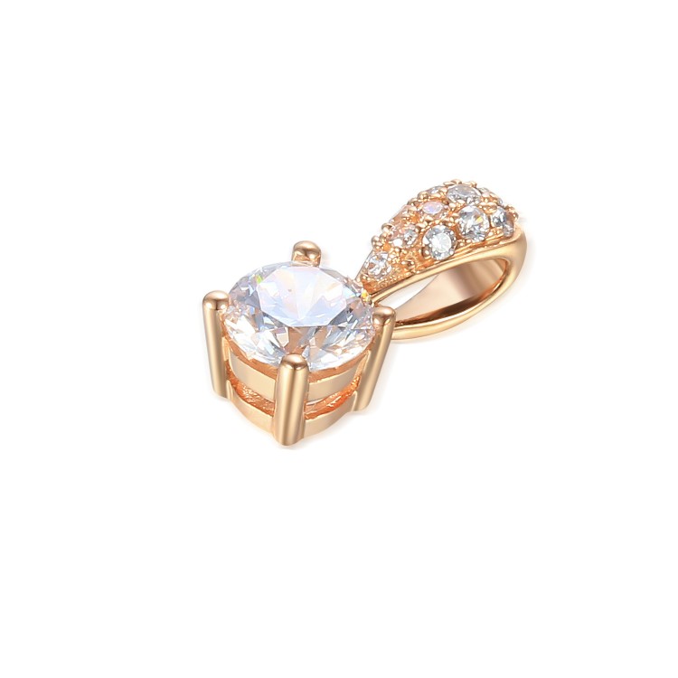 Zlatý přívěšek se syntetickým zirkonem 585/1000,  0,84 g - 60654P002