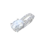 Zlatý přívěšek se syntetickým zirkonem 585/1000,  0,94 g - 69584P011