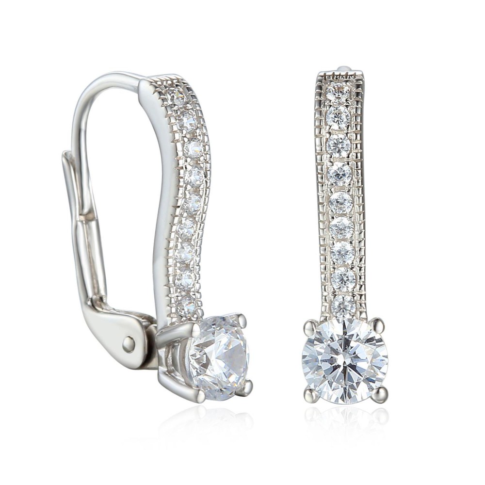 585/1000 Gold earring with  synthetic zircon, 2.31 g - 31738E002