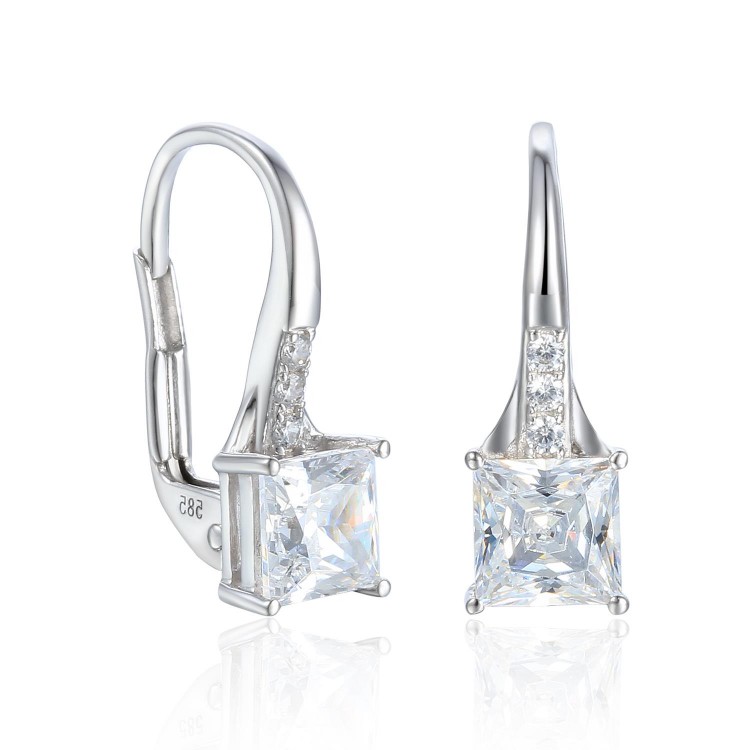 Zlaté náušnice se syntetickým zirkonem 585/1000, 2,27 g - 41529E012 Zlaté náušnice se syntetickým zirkonem 585/1000, 2,27 g - 41529E012