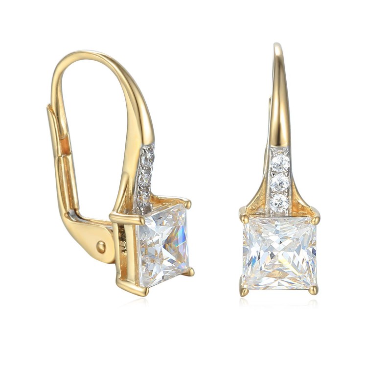 Zlaté náušnice se syntetickým zirkonie 585/1000, 2,21 gr - 41529E017 Zlaté náušnice se syntetickým zirkonie 585/1000, 2,21 gr - 41529E017