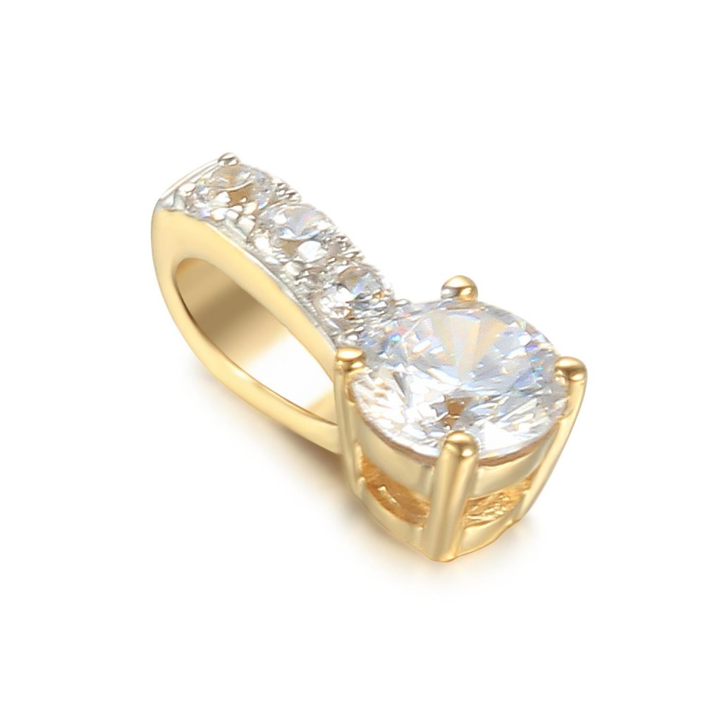 Zlatý přívěšek se syntetickým zirkonem 585/1000, 0,75 g - 54393P001 Zlatý přívěšek se syntetickým zirkonem 585/1000, 0,75 g - 54393P001