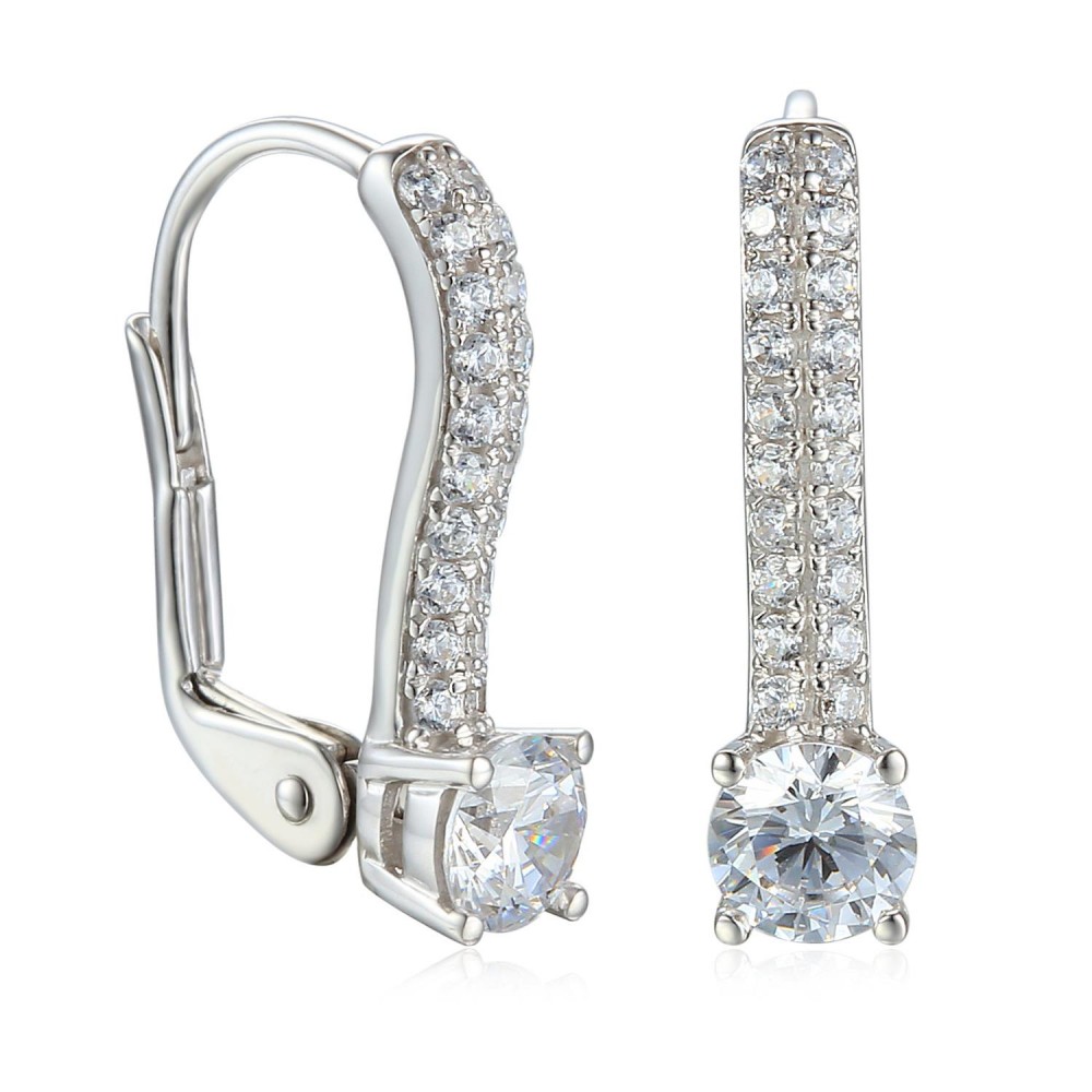 585/1000 Gold earring with  synthetic zircon, 2.19 g - 60654E002