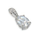 Zlaté přívěšek se syntetickým zirkonem 585/1000,  0,62 gr - 54611P014