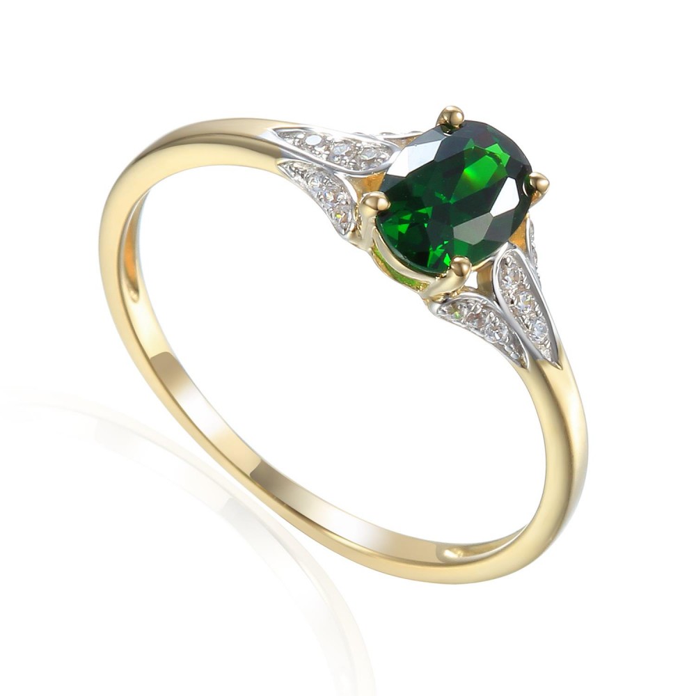 585/1000 Gold earring with  synthetic zircon, 1.67 g - 69584E001