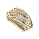 Zlatý přívěšek se syntetickým zirkonem 585/1000,  1,42 g - 59787P003