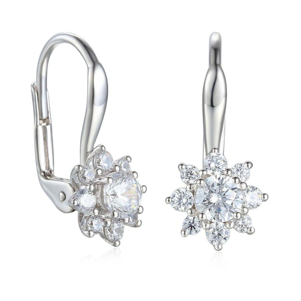 585/1000 Gold earring with  synthetic zircon, 2.65 g - 60569E001