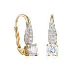 585/1000 Gold earring with  synthetic zircon, 2.16 g - 60654E002