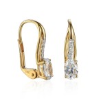 585/1000 Gold earring with  synthetic zircon, 1.88 g - 69580E015