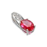 Zlatý přívěsek se syntetickým rubínem 585/1000, 0,82 gr - 69580P011 Zlatý přívěsek se syntetickým rubínem 585/1000, 0,82 gr - 69580P011